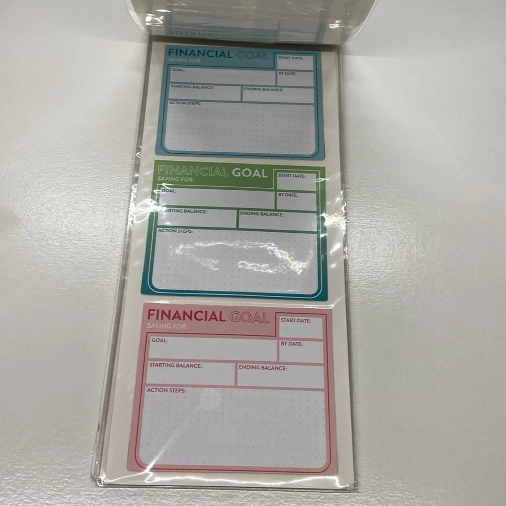 Budget happy planner sticker cards
